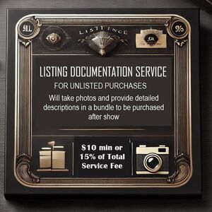 Documented Listing for Unlisted Items - Service Fee Applies